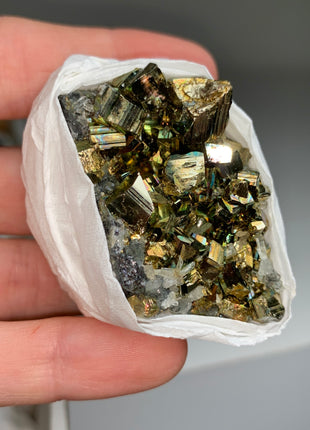 Very High Grade Iridescent Pyrite Combo Lot - 32 Pieces !