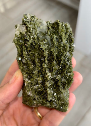 Very High Grade Forest Epidote with Quartz PM1249