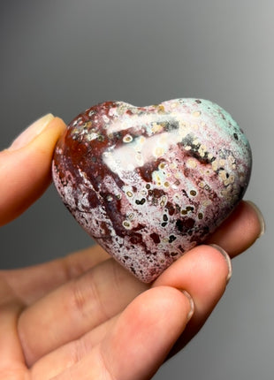 Pink Ocean Jasper Heart Special Price 💥