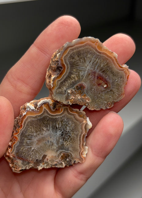 Gambiri Agate Pair - From Malawi