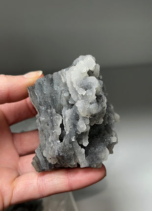 6 Pieces ! Druzy Blue Chalcedony with Apophyllite Lot