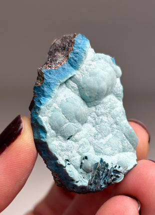 Blue Shattuckite from Mesopotamia mine