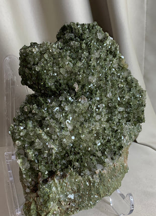 Wow !! Forest Epidote with Lustrous Quartz - 4.2 kgs 🌲🌲🌲 *