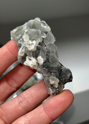 18 Pieces ! Druzy Blue Chalcedony with Apophyllite Lot