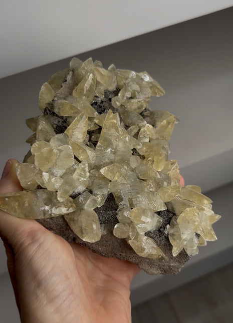 Yellow Calcite from Sweetwater mine Collection # 835