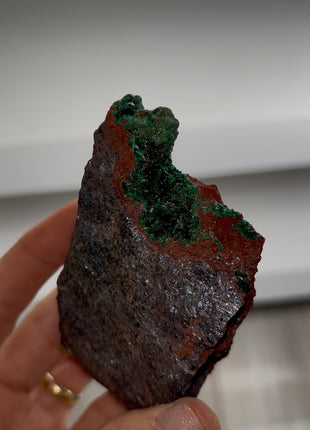 Rare ! Green Brochanthite Geode
