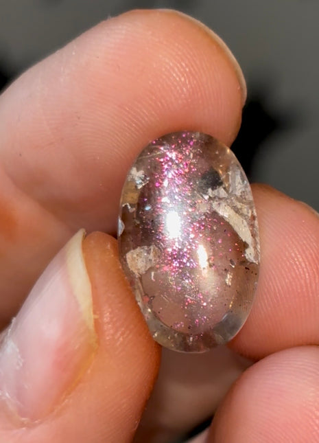 Firey Pink 💖 Gem Covellite in Quartz PM0861