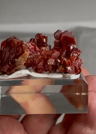 9 Pieces ! Red Vanadinite Lot