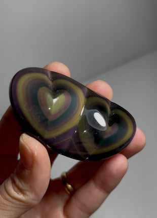 Rainbow Obsidian Hearts 🌈