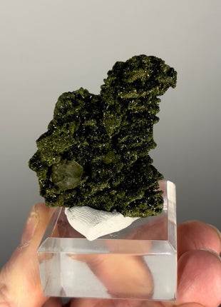 Forest Green Epidote with Quartz