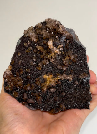 Black Galaxy Hematite with Quartz PM0546