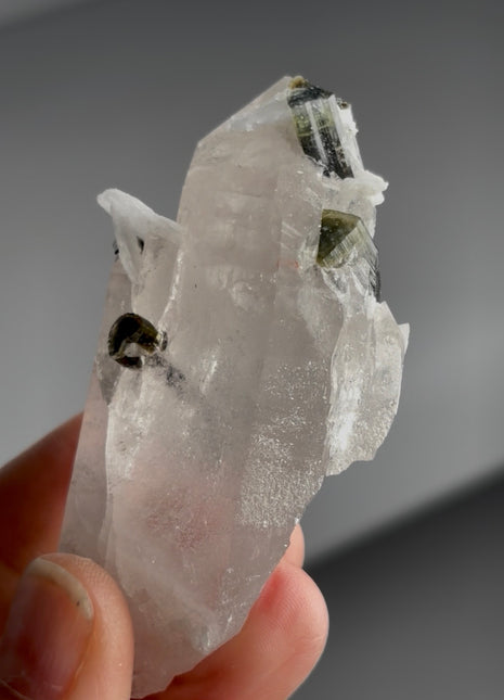 Green Cap Tourmaline with Quartz PM1435