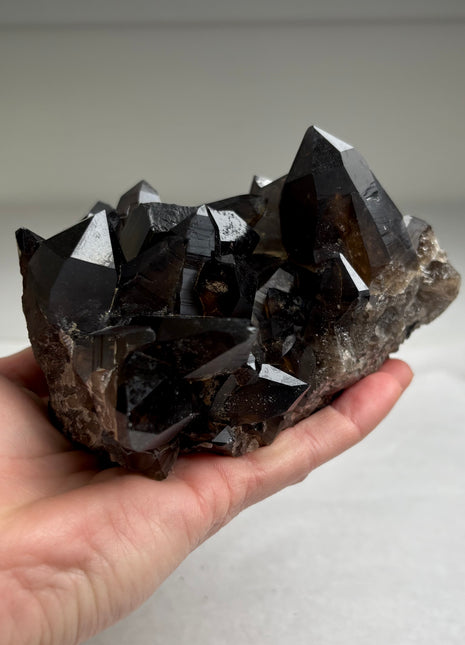Black Quartz with Tourmaline - From Erongo, Namibia