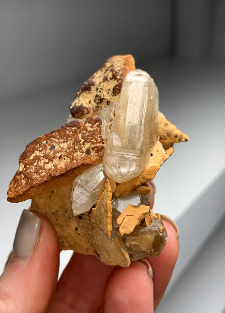 Wow ! Cerussite on Limonite Matrix