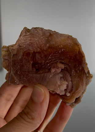 Red Amethyst after Chalcedony Specimen PM0962