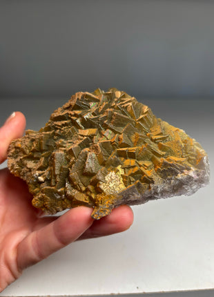 Iridescent Golden Rainbow Fluorite 🌈