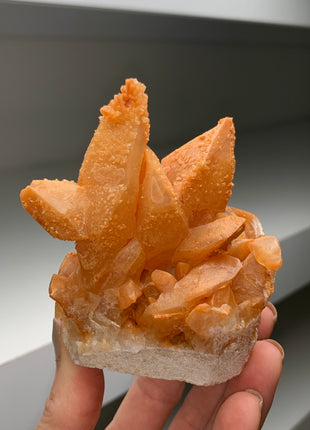 New ! Orange Calcite with secondary crystallization