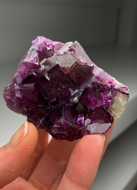 Reddish Purple Fluorite from Okorusu, Namibia