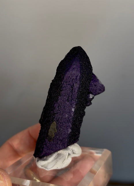 New ! Purple Fluorite Coated Quartz