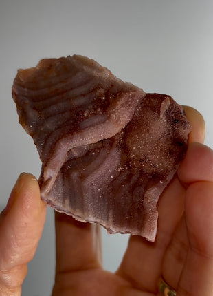 Unusual ! Amethyst after Chalcedony Specimen PM1050
