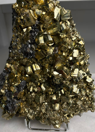 Big Size ! Lustrous Pyrite from Borieva mine, Bulgaria