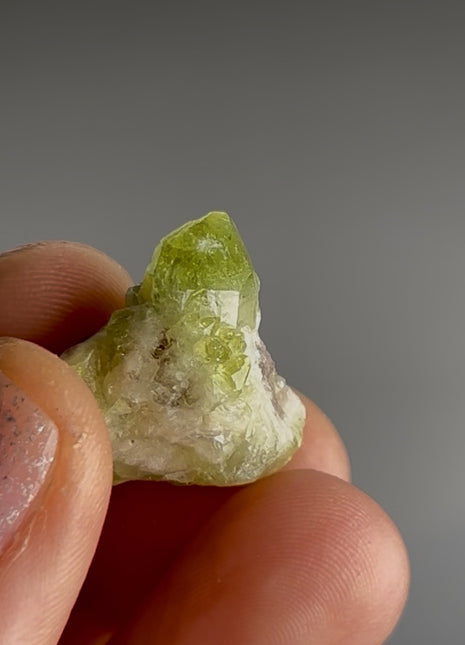 Vesuvianite from Jeffrey mine, Canada
