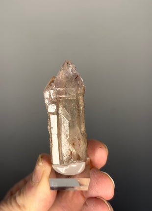 Rare ! Smoky Quartz Amethyst Scepter