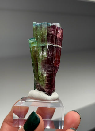 Amazing ! Red Green Tourmaline Collection # 311