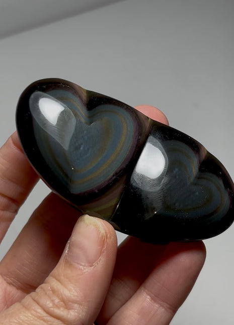 Rainbow Obsidian Hearts 🌈