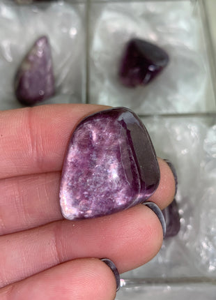 High Grade Flashy Lepidolite Lot - 12 Pieces !