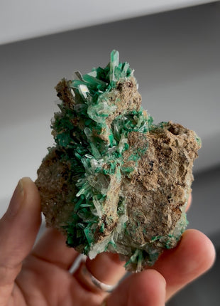 Green Malachite Included Barite PM1378