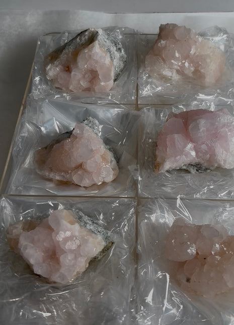 6 Pieces ! Pink Mangonocalcite Lot