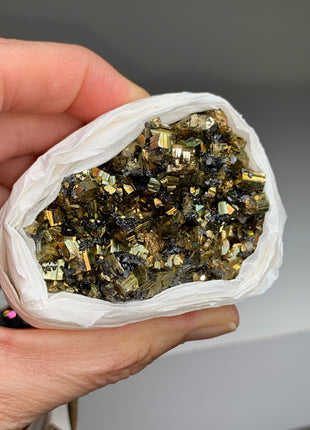 Very High Grade Iridescent Pyrite Combo Lot - 26 Pieces !