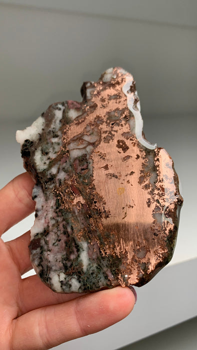 Copper Ore with Quartz - From Keweenaw Peninsula, Michigan