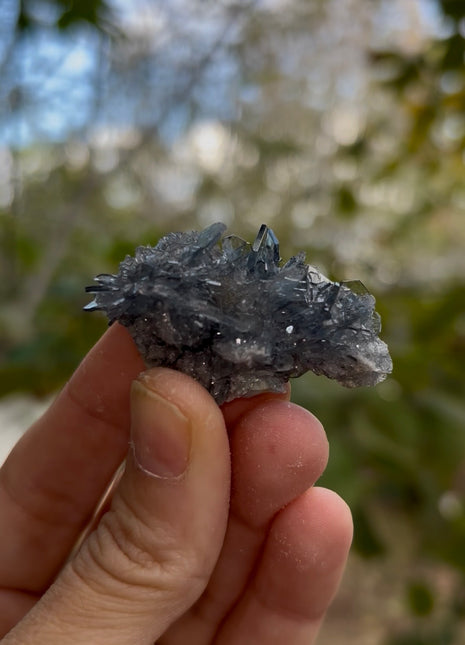 Blue Barite - From Cavnic mine, Romania