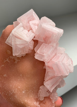 Pink Halite with Great Crystallization - from Searles Lake, California