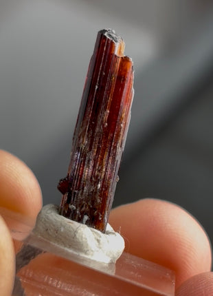 Red Rutile from Diamantina mine, 1990s find PM0850