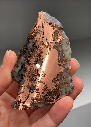 Copper Ore with Quartz Specimen - From Keweenaw Peninsula, Michigan