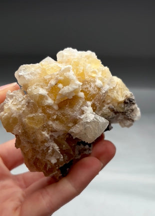 Rare Witherite with Fluorite from Illinois Collection # 444