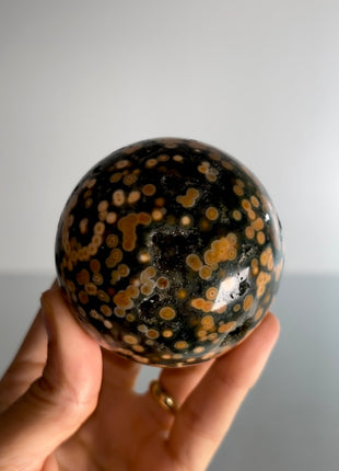 Orbicular Ocean Jasper Sphere PM1033