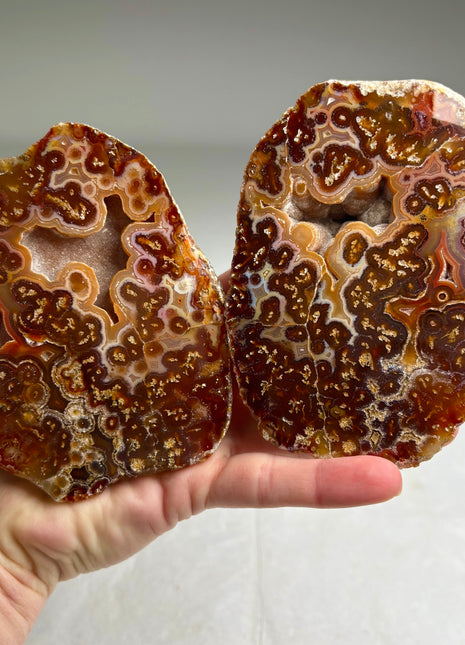 Wow !! Black Sea Agate Pair*