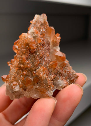 Gemmy Orange Quartz from Saxrönningen, Sweden 🇸🇪