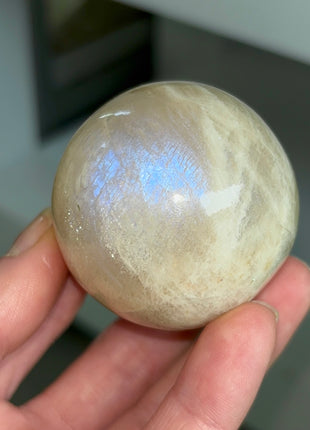 Flashy Rainbow Moonstone Sphere