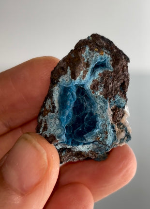 Velvety Blue Shattuckite Geode PM0976