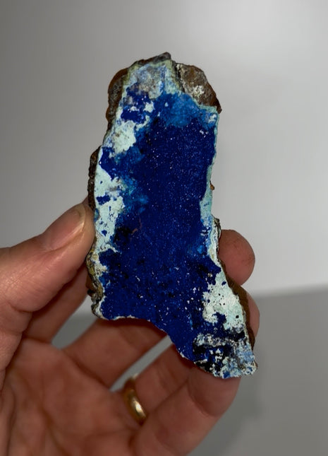 Brilliant Blue Azurite Specimen - uncommon locality !