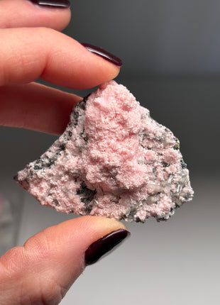 9 Pieces ! Pink Rhodocrosite with Quartz Lot