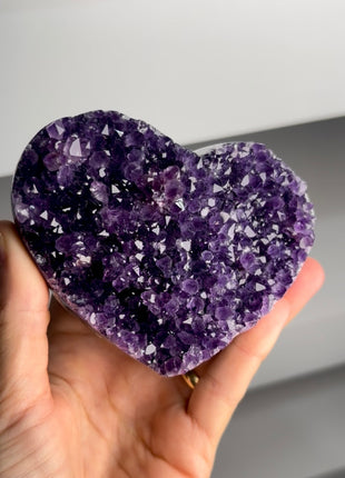 Amethyst Geode Heart PM1415