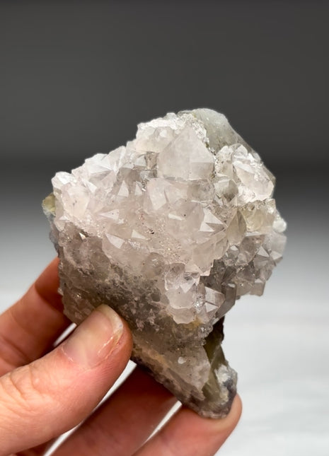Yellow Blue Fluorite with Quartz