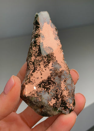 Copper Ore with Quartz Specimen - From Keweenaw Peninsula, Michigan USA