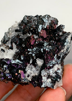 Iridescent Hematite with Quartz 🌈 From Elba Island, Italy